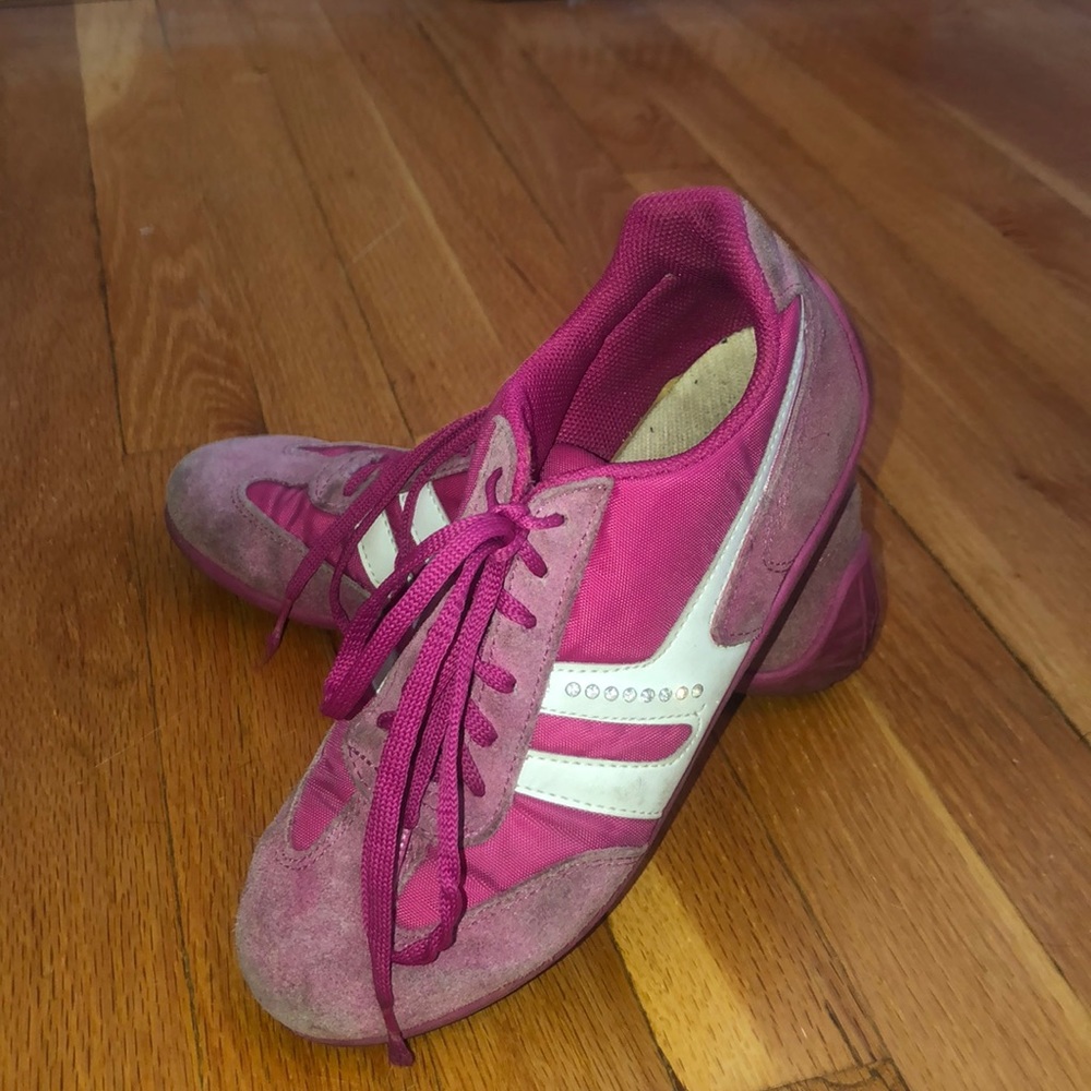 Pink Rhinestone Fashion Gym Shoes